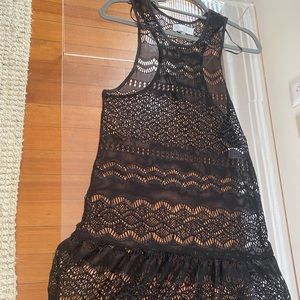 Amani Mesh Lace swimsuit cover up dress